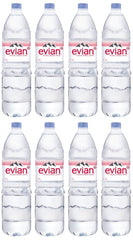 8 x Evian Natural Mineral Water 1.5L