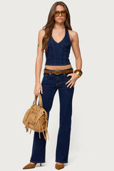 Jemima Low Rise Straight Leg Jeans