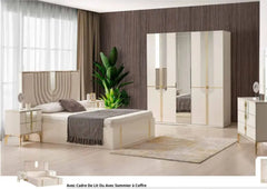 Chambre complète Atlantis avec sommier Swedzo-Meuble