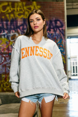 Tennessee Gridiron Split Neck Sweatshirt