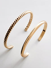 Arlo Cuff Bracelet Set - Classic Cuff Set