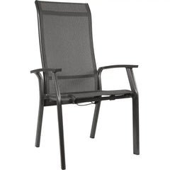 4er Set Gartenstuhl Hochlehner Mojito verstellbarer Rückenlehne - HomeDesign Knaus