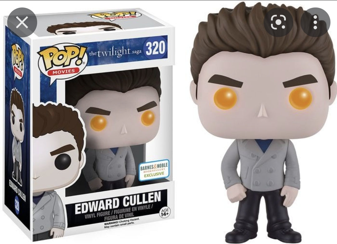 Funko Pop! Movies Twilight Saga Edward Cullen #320 Barnes & Noble Exclusive