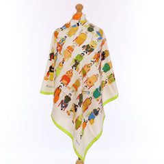Boxed Hermès Colour Masala Silk Scarf